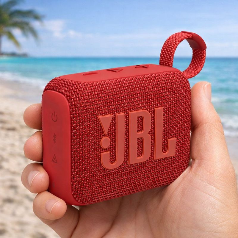 Bocina Bluetooth Portátil Go 4 Color Rojo