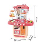 Set De Cocina Rosada Con Luz Y Sonido Infantil
