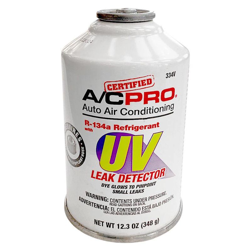 Gas Refrigerante R134a con Detector de Fugas UV de 11.3 oz