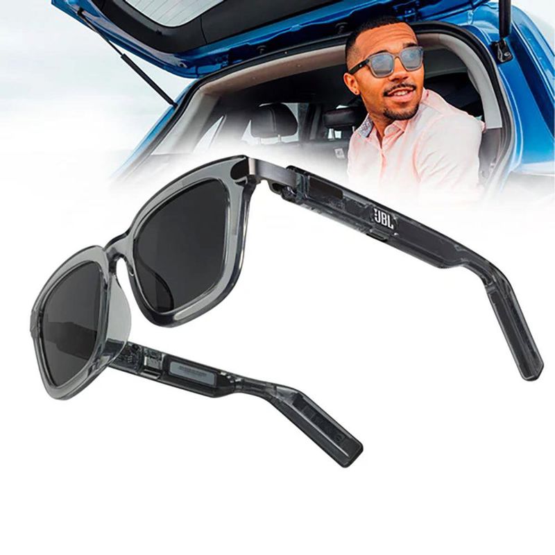 Gafas de Sol con Audio Soundgear Frames Cuadradas Color Ónix