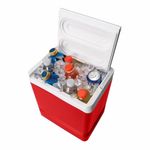 Hielera Cuadrada Legend de 16 Litros Color Rojo