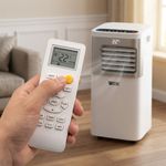 Aire Acondicionado Portátil Rosthal de 10000 BTU 120 V y 1000 W Color Blanco