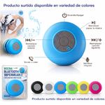 Bocina Inalámbrica Bluetooth para Ducha con Micrófono Colores Surtidos