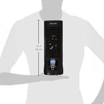 Ventilador de Mesa Mini Torre Negro Quiet Set con 4 Velocidades