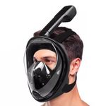 Máscara de Buceo con Respirador Color Negro