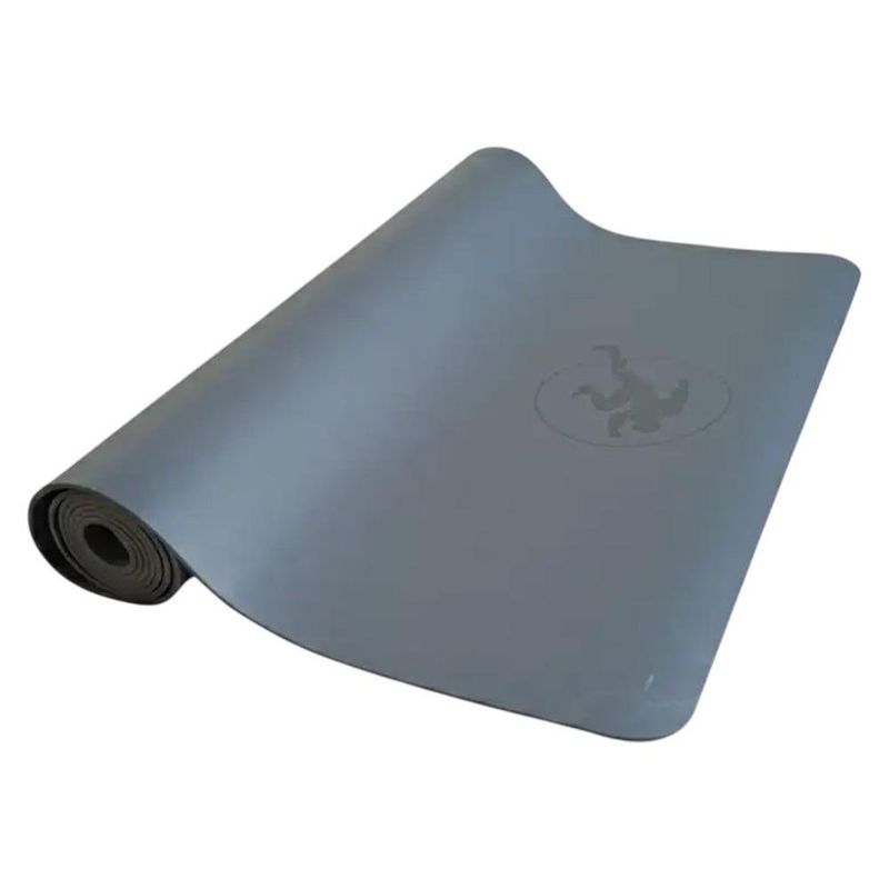 Mat Antideslizante de 6 mm Alta Densidad para Yoga y Pilates Color Gris