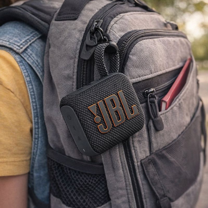 Bocina Portátil con Bluetooth Jbl Go 4 Color Negro
