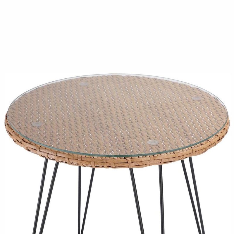 Set de Muebles Exterior de Ratán Claro