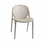 Set de Sillas con Mesa Exterior Winnie Beige 3 Piezas