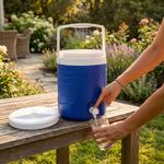 Hielera Redonda Sport de 7.5 Litros Color Azul