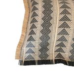 Cobertor de Cojín para Exterior Negro Natural