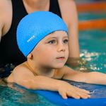 Gorra para Natación Azul Granulada