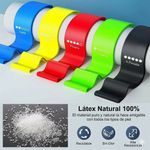 Set de 5 Mini Bandas de Resistencia de 12 plg con Bolsa de Transporte
