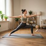 Mat de Yoga Wilson de 3 mm para Entrenamiento y Ejercicios Color Gris