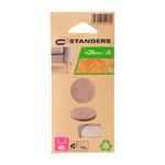 Protectores Adhesivos de Fieltro para Patas de Muebles 28 Mm Color Beige 8 Unidades