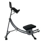 Entrenador Abdominal Ab Coaster PS500 con Contador Digital para Ejercicio Color Gris