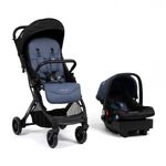 Travel System Argus Compacto con Porta Bebé Color Azul