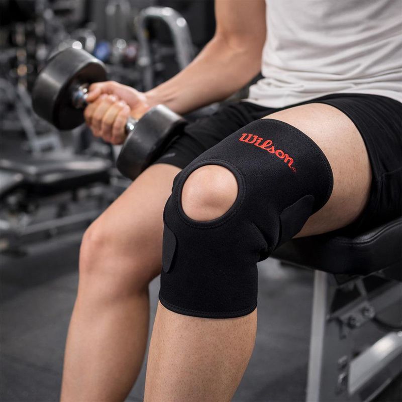 Rodillera Abierta Wilson para Soporte de Rodilla Ajustable Unitalla