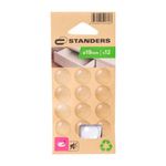 Protectores Adhesivos Antideslizantes para Muebles 19 Mm Color Transparente 12 Unidades