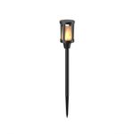 Estaca Solar LED Efecto Flama Ámbar para Jardín