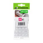 Protectores Adhesivos Antideslizantes para Muebles 10 Mm Color Transparente 20 Unidades