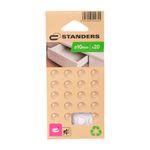 Protectores Adhesivos Antideslizantes para Muebles 10 Mm Color Transparente 20 Unidades