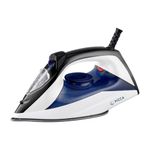 Plancha de Ropa PIIR128 con Suela Antiadherente y Vapor Color Negro con Azul