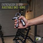 Par de Entrenadores Grip Ajustables con Contador de Resistencia 6 a 60 Kg Color Negro