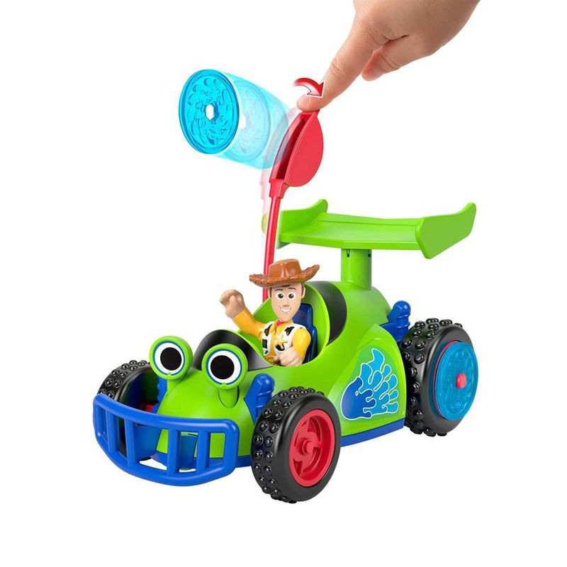 Vehículo deJuguete Imaginext Toy Story R.C. y Figura de Woody
