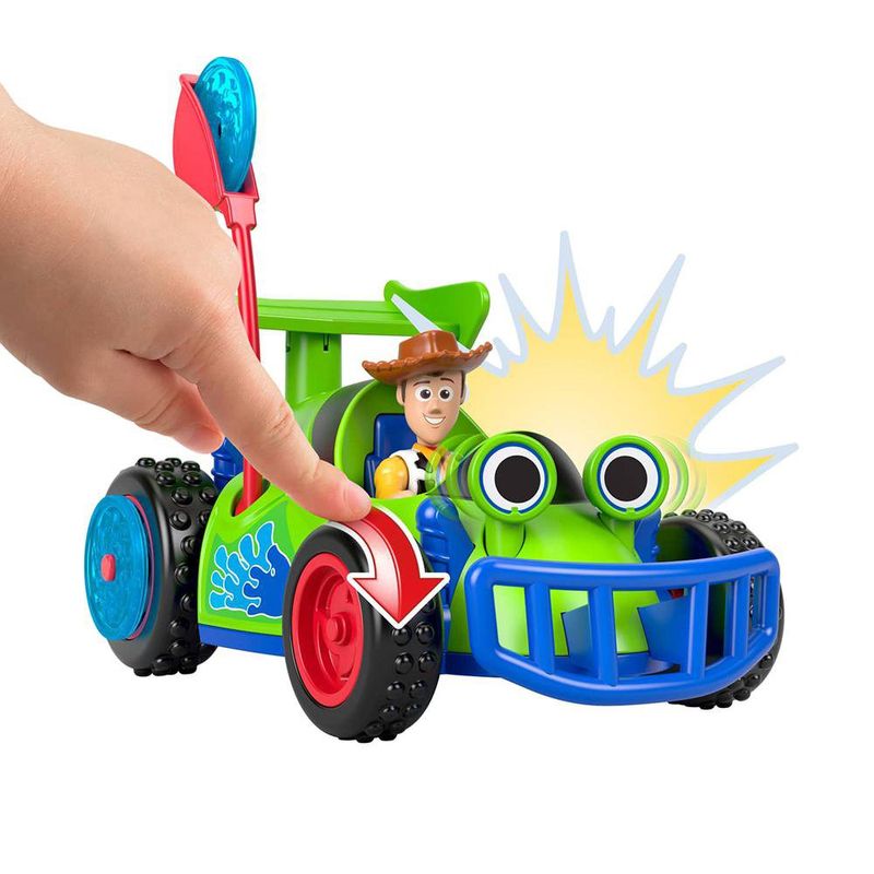 Vehículo deJuguete Imaginext Toy Story R.C. y Figura de Woody