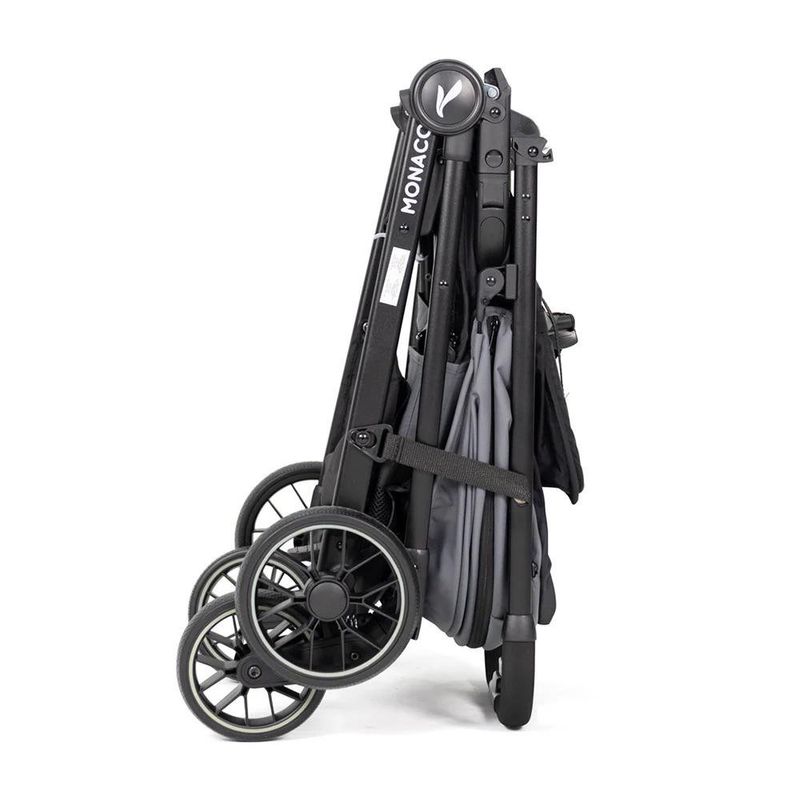 Carruaje de Paseo con Arnés de Seguridad Monaco Gris