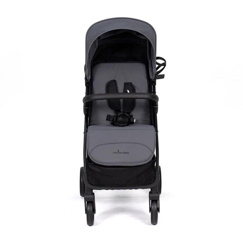 Carruaje de Paseo con Arnés de Seguridad Monaco Gris