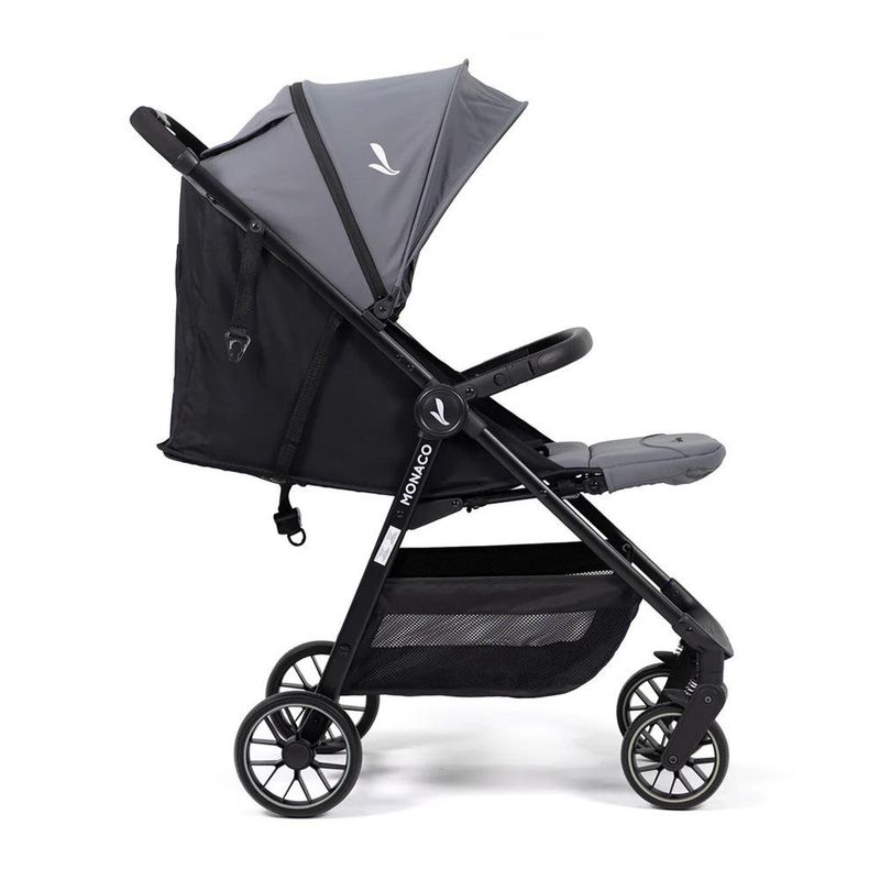Carruaje de Paseo con Arnés de Seguridad Monaco Gris