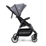 Carruaje de Paseo con Arnés de Seguridad Monaco Gris