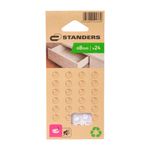 Protectores Adhesivos Antideslizantes para Muebles 8 Mm Color Transparente 24 Unidades