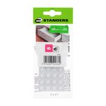Protectores Adhesivos Antideslizantes para Muebles 8 Mm Color Transparente 24 Unidades