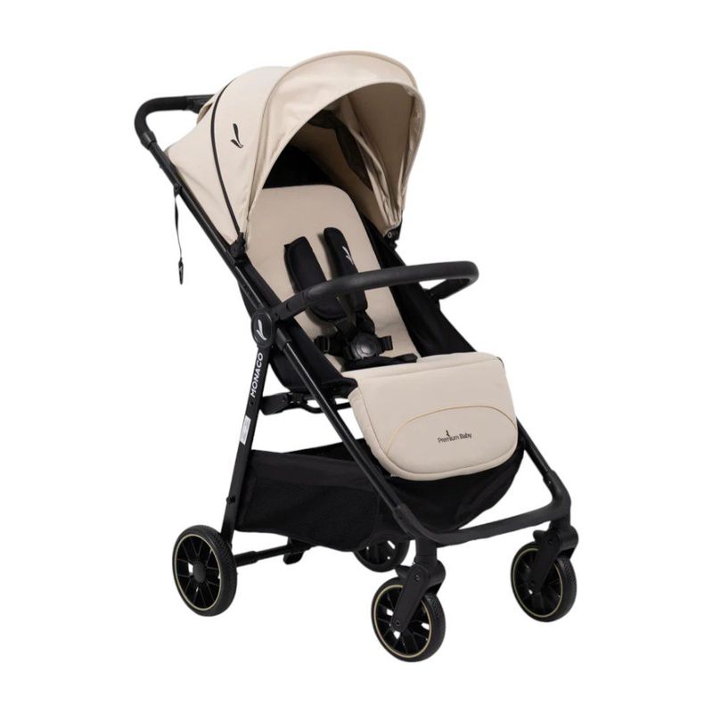 Carruaje de Paseo con Arnés de Seguridad Monaco Beige