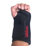 Muñequera Wilson para Túnel Carpiano con Soporte para Mano Izquierda Color Negro