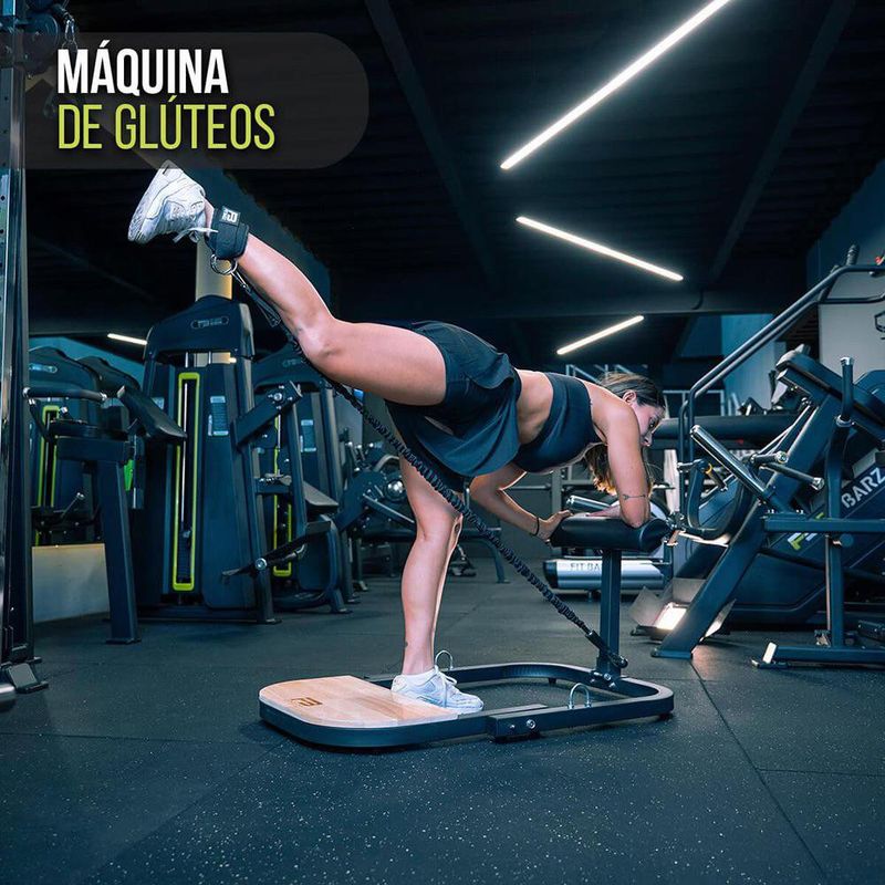 Máquina de Glúteos Plegable para Hip Thrust con Plataforma Estable