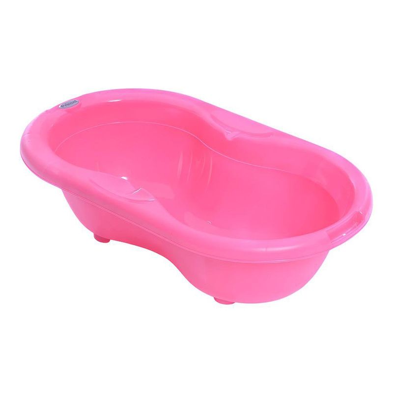 Bañera para Bebé Diseño Flipper Pead Ergonómica Color Rosa