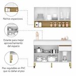 Mueble de Cocina Completo Line Color Blanco de 120 Cm