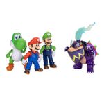 Set de 4 Figuras de Super Mario Galaxy Movie de 5 plg