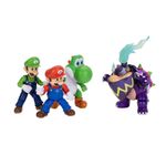 Set de 4 Figuras de Super Mario Galaxy Movie de 5 plg