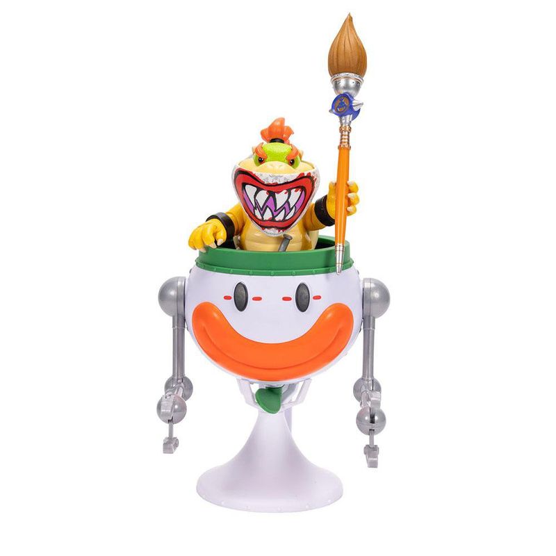 Figura de Bowser Jr con Vehículo de Payaso The Super Mario Galaxy Movie
