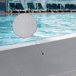 Alfombra Antideslizante Aqua Safety 90 x 200 cm Color Gris