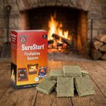 Iniciador de Fuego Madera Meeco Red Devil Sure Start 24 Piezas