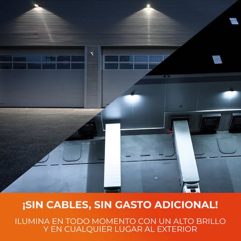 Lámpara Solar LED para Alumbrado Público con Sensor de Movimiento y Control Remoto de 80 W