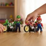 Figura de Super Mario Galaxy Movie con Vehículo 2.5 Plg Diseños Surtidos