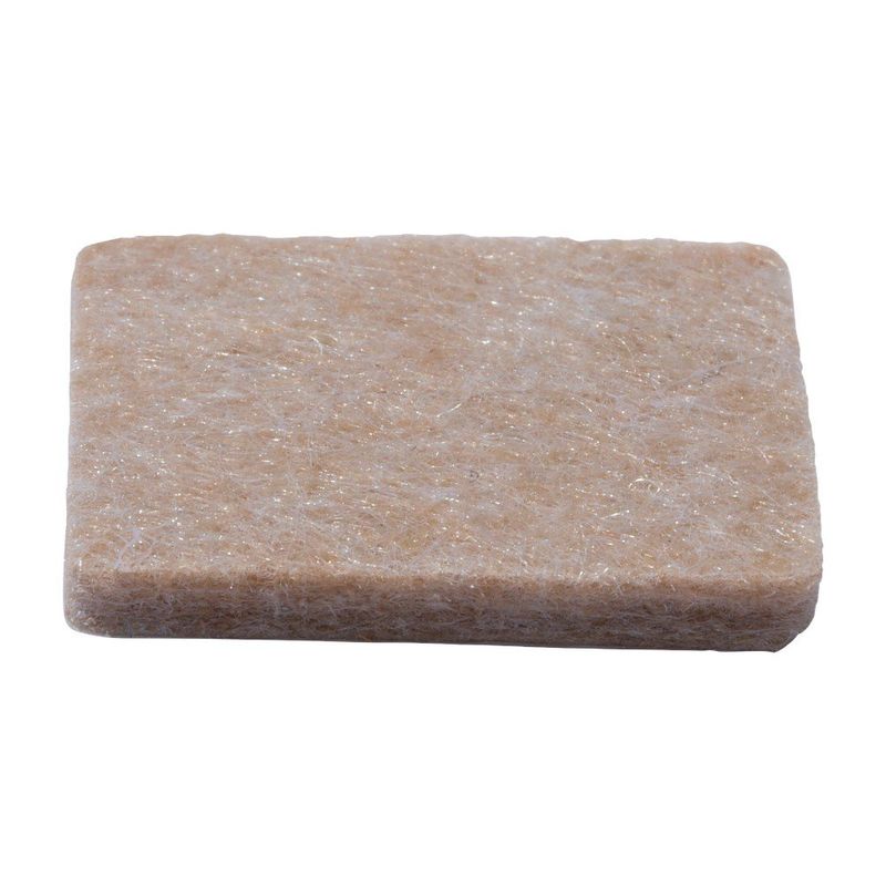 Protectores Adhesivos Antideslizantes para Muebles de 31 x 31 Mm Color Beige 8 Unidades