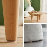 Protectores Adhesivos Antideslizantes para Muebles de 31 x 31 Mm Color Beige 8 Unidades